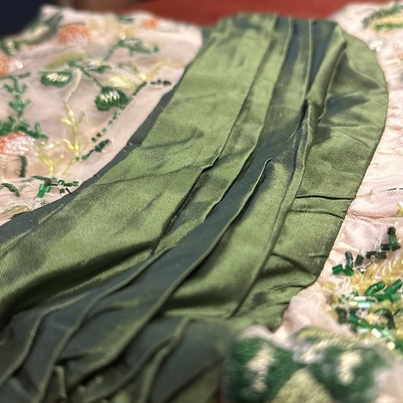 Strapless Beaded Top with Satin Banding - Picture 4 of 14